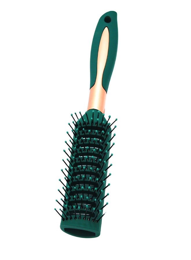 JEVIMORY Vent Hair Brush for Women and Men, Detangling Wet Hair Brush with Ball Tipped Bristles for Wet/Dry Hair - All Hair Types with Nylon Bristles, Green (1 Pack-Green) - Image 1